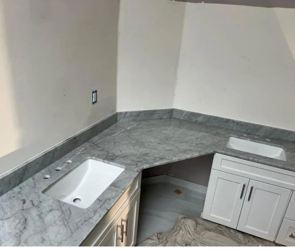 Marble countertop installed in a Newark NJ home